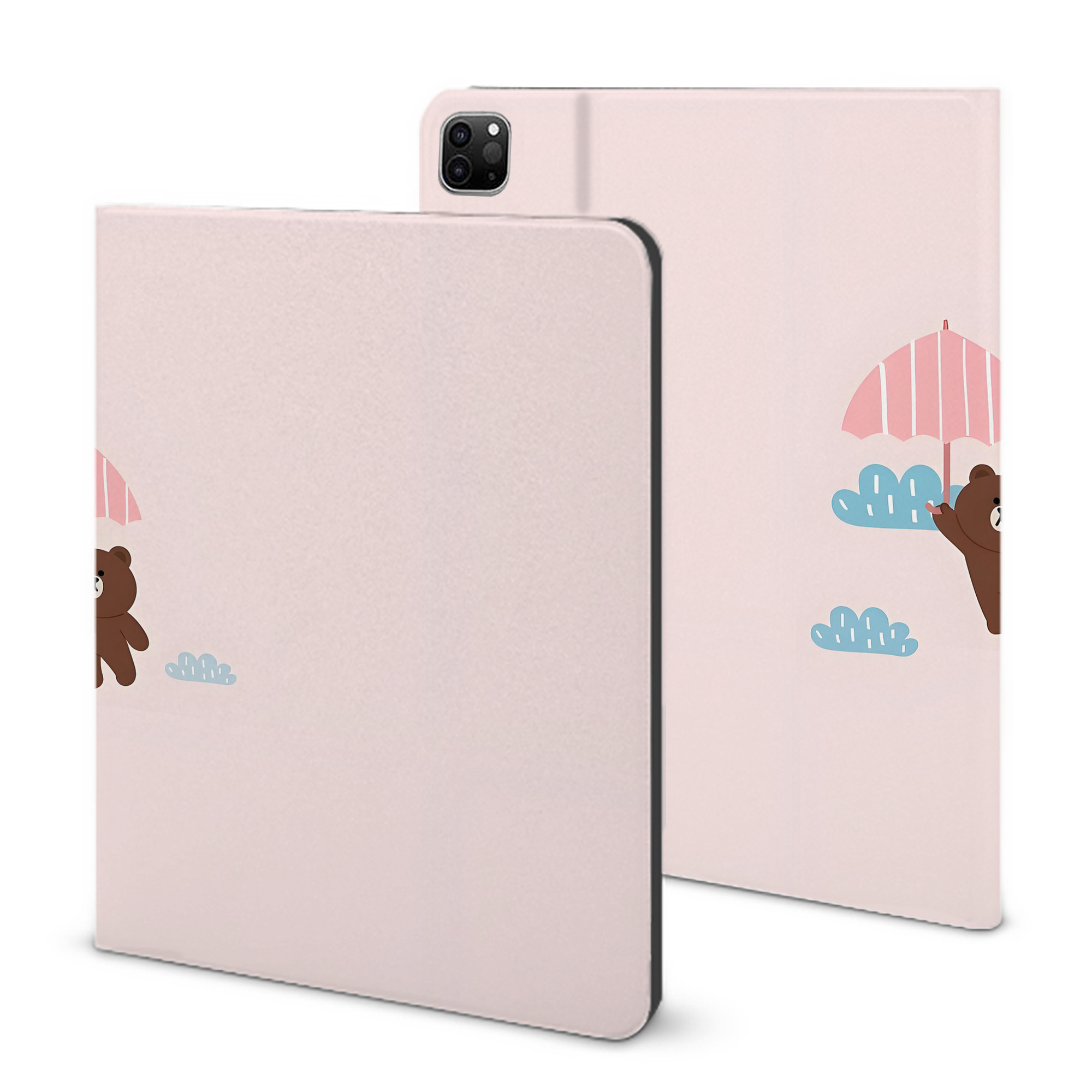 （画像用） リラックマ リラックマ キイロイトリ Rilakkuma Korilakkuma Kiiroitori IPad ケース ブック型 PUレザー TPU 耐衝撃 軽量 薄型 ペン収納なし 全面保護 IPad 各モデル対応